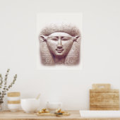 Hathor: Godin van Joy, Liefde en Moederschap Poster (Keuken)