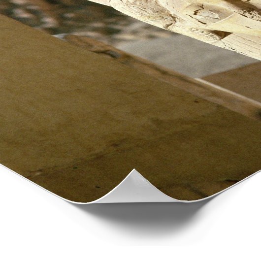 Hathor-kopkolom, van de kapel van poster (Hoek)