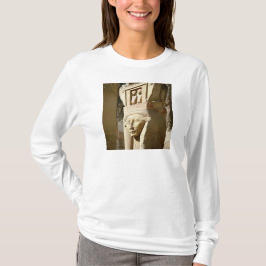 Hathor-kopkolom, van de kapel van t-shirt (Voorkant)