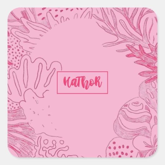 HATHOR “Moeder” Zegel Sticker (Voorkant)