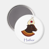 Hathor - Voormalig Egyptian goddess magnet (Voorkant / Achterkant)