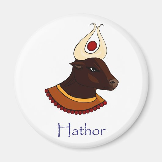 Hathor - Voormalig Egyptian goddess magnet (Voorkant)
