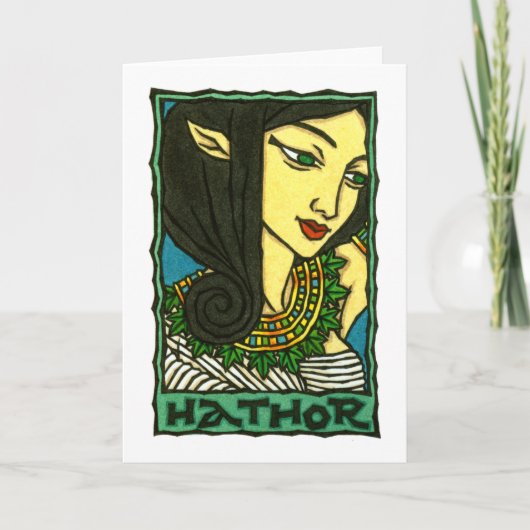 Hathor-Wenskaart Kaart (Voorkant)