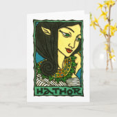 Hathor-Wenskaart Kaart (Gele Bloem)