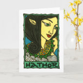 Hathor-Wenskaart Kaart (Gele Bloem)