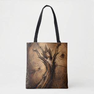 “Hathoria” –  Een vrouw in een natuurportret Tote Bag