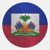 Hatian Ronde Sticker (Voorkant)