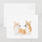 Hatie & Leah schattig briefkaart van Pembroke Wels (Voorkant / Achterkant)