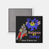 Hatman & Indigo magneet (Voorkant / Achterkant)