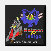 Hatman & Indigo magneet (Voorkant)