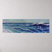 Hatō Zu Waves - Uehara Konen. Japans Woodblock Poster (Voorkant)
