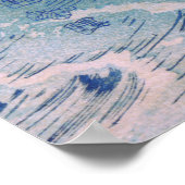 Hatō Zu Waves - Uehara Konen. Japans Woodblock Poster (Hoek)