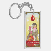 Hatoful Advent calendar 15: Azami Koshiba Sleutelhanger (Voorkant Links)