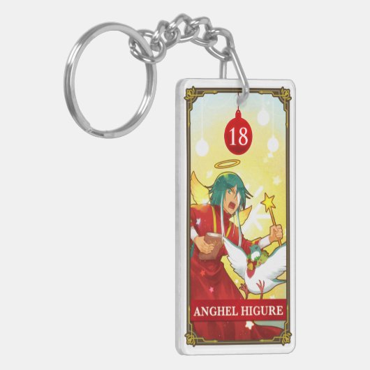 Hatoful Advent calendar 18: Anghel Higure Sleutelhanger (Voorkant Links)