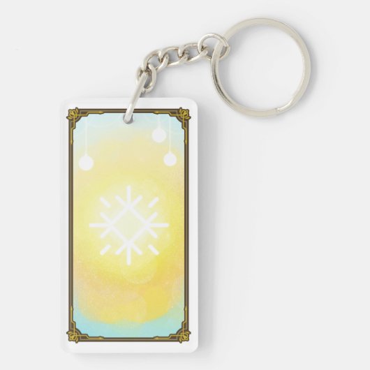 Hatoful Advent calendar 21: Hitori Uzune Sleutelhanger (achterkant)