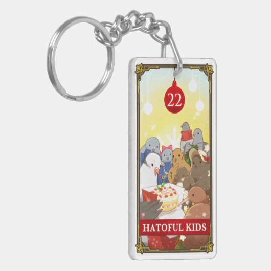 Hatoful Advent calendar 22: Hatoful Kids Sleutelhanger (Voorkant Links)