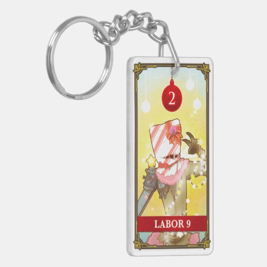 Hatoful Advent calendar 2: Labor9 Sleutelhanger (Voorkant Links)