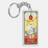 Hatoful Advent calendar 6: Mr.Sasai Sleutelhanger (Voorkant Links)