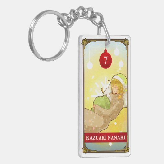 Hatoful Advent calendar 7: Kazuaki Nanaki Sleutelhanger (Voorkant Links)