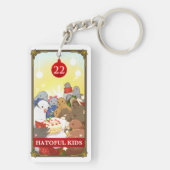 Hatoful Advent Hitori-Hatoful Kids Sleutelhanger (achterkant)