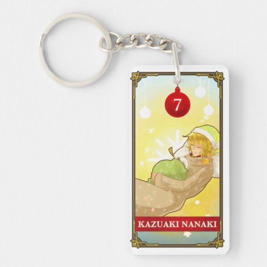 Hatoful Advent Kazuaki?-Hitori Sleutelhanger (Voorkant)