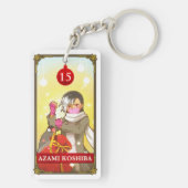 Hatoful Advent Rabu-Azami Sleutelhanger (achterkant)
