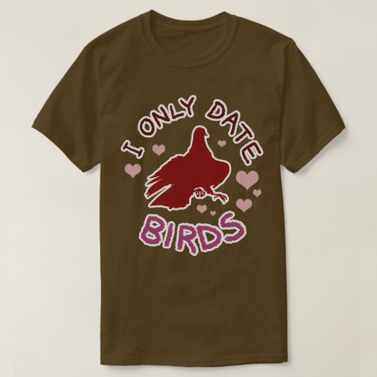 Hatoful Boyvriend I only Date Birds T-shirt (Design voorkant)