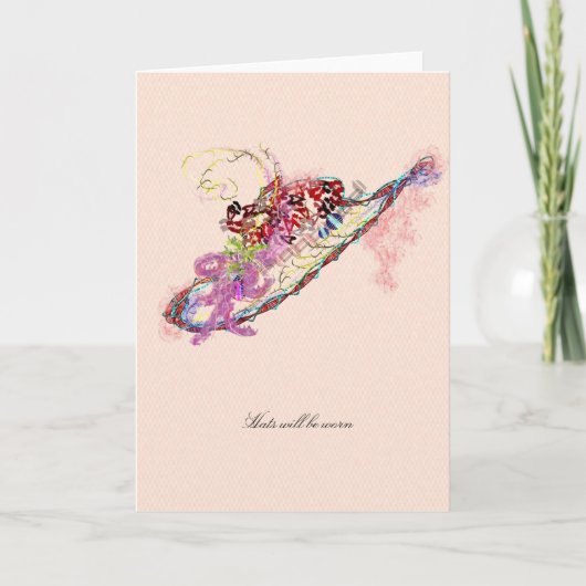 Hats card-uitnodiging (Voorkant)