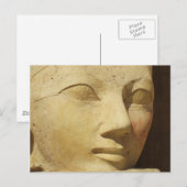 Hatshepsut standbeeld, farao Hatshepsut of Egypt Briefkaart (Voorkant / Achterkant)