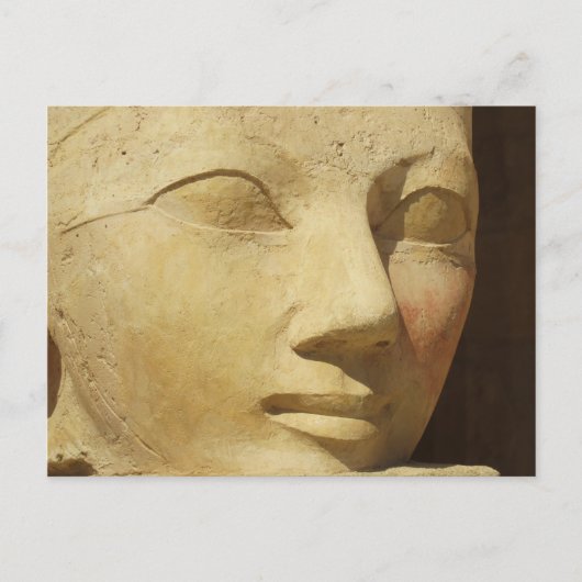 Hatshepsut standbeeld, farao Hatshepsut of Egypt Briefkaart (Voorkant)