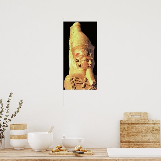 Hatshepsut Statue as Osiris Poster (Keuken)