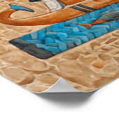 Hatshepsut Tempel, Faraonische boten Poster (Hoek)