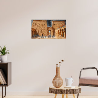 Hatshepsut Temple Hall - Tijdloos Egypte Poster