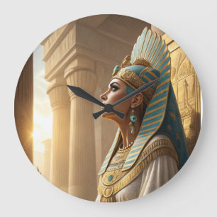 Hatshepsut wandkunst, Egyptische koningin portret, Grote Klok