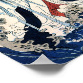 Hatsuhana onder Tonosawa Waterfall Kuniyoshi Fine Poster (Hoek)