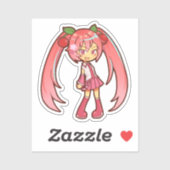 Hatsune Miku Sakura Kira Kira Pop Princess Sticker (Vel)