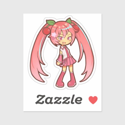 Hatsune Miku Sakura Kira Kira Pop Princess Sticker (Vel)