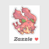 Hatsune Miku Sakura Ver. Falling Sticker (Vel)