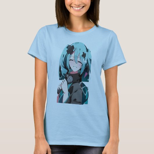 Hatsune miku t-shirt (Voorkant)