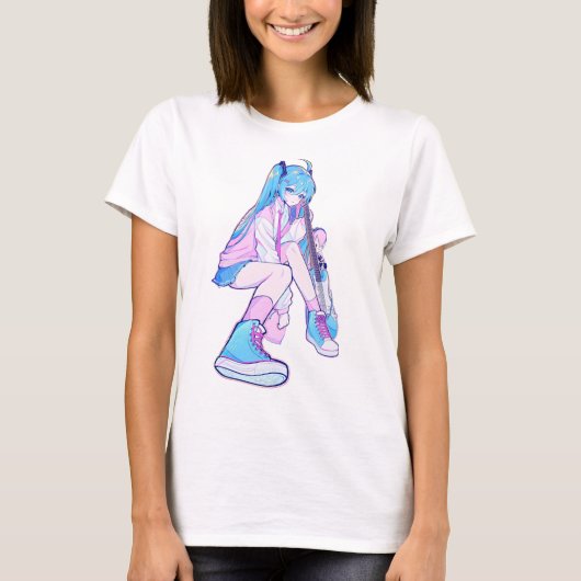 Hatsune miku t-shirt (Voorkant)