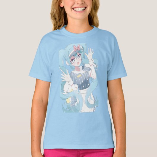 Hatsune miku t-shirt (Voorkant)