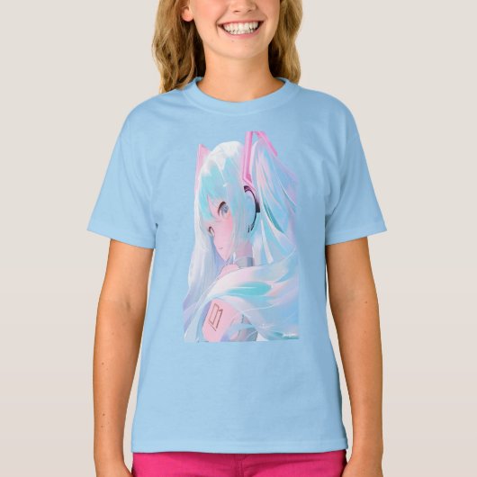 Hatsune miku t-shirt (Voorkant)