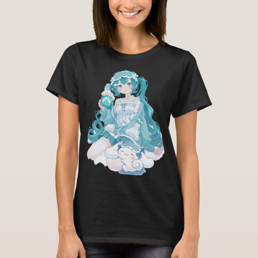 Hatsune miku t-shirt (Voorkant)
