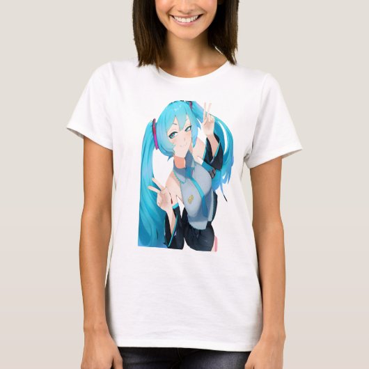 Hatsune miku t-shirt (Voorkant)