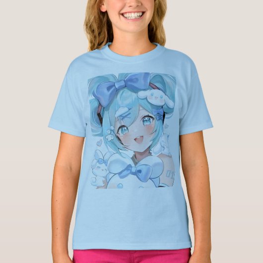 Hatsune miku t-shirt (Voorkant)