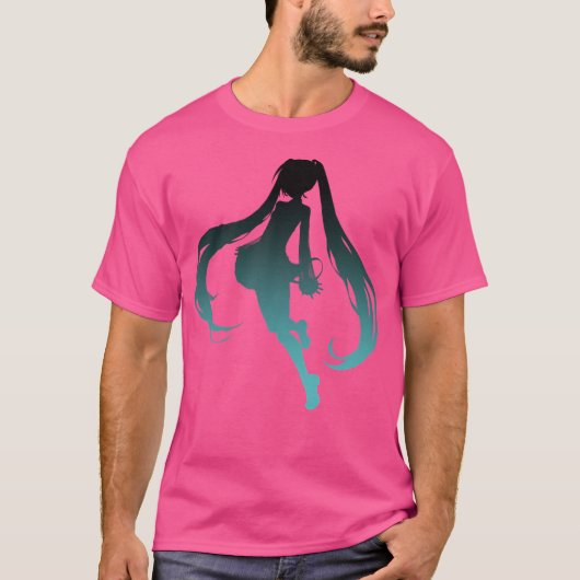 Hatsune Miku V3 Shadow Art T-shirt (Voorkant)