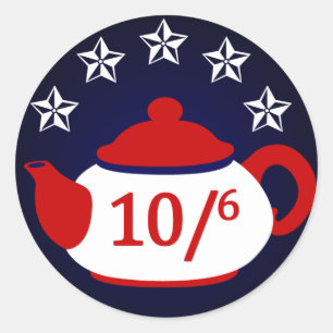 Hatter voor President: Tea Party Sticker