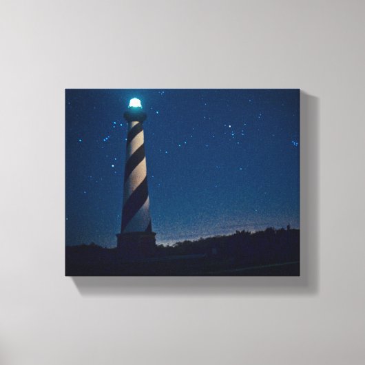 Hatteras Light. Canvas Afdruk (Voorkant)
