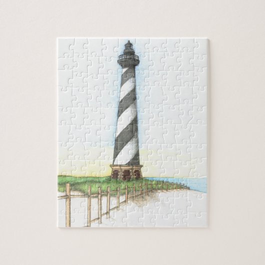 Hatteras vuurtoren legpuzzel (Verticaal)