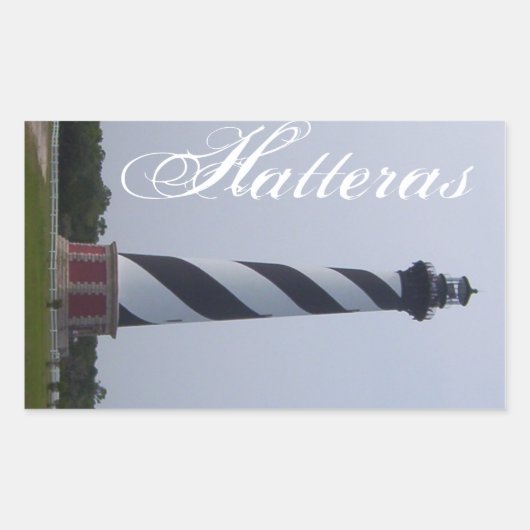 Hatteras Vuurtoren Stickers (Voorkant)